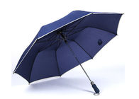Auto Open Folding Golf Umbrella J Shape Xử lý Vải Polyester / Pongee nhà cung cấp