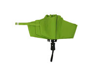 Green Fold Up Umbrella 23 Inch 8 Tấm Kim loại Trục in lụa nhà cung cấp
