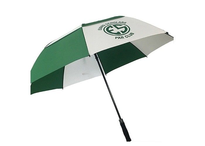 Gree White In Golf Umbrellas Sợi thủy tinh Haft Tự động mở Hướng dẫn đóng nhà cung cấp